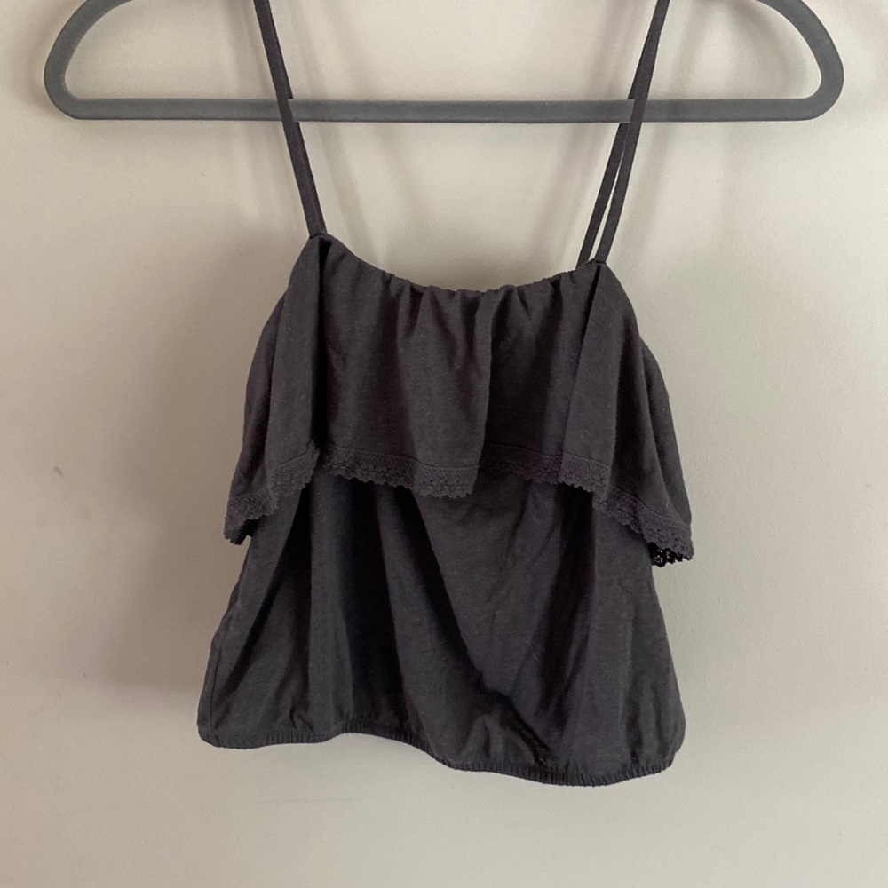 american eagle grey top